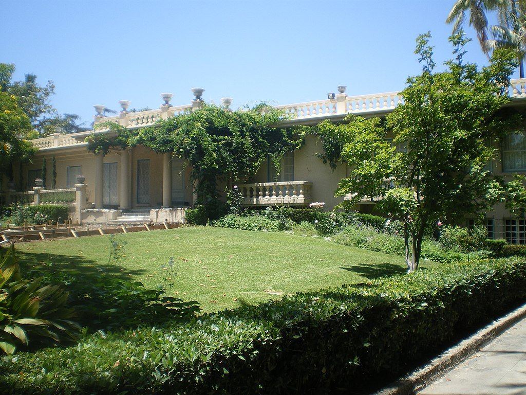 Exterior of Virginia Robinson Gardens' estate