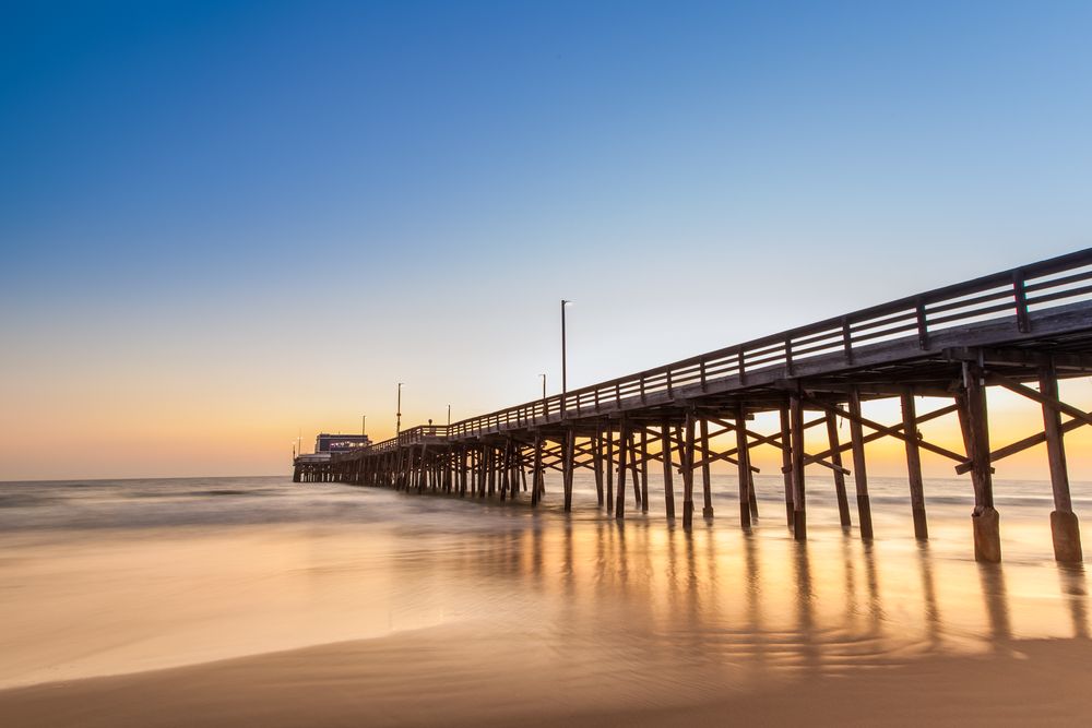 Gorgeous sunset view from Balboa Pier