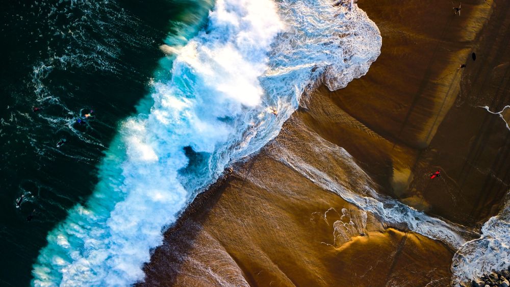Aerial view of the Wedge