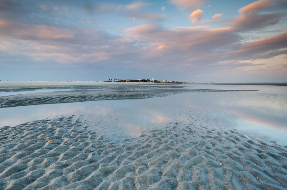 Sunset in Folly Beach County Park