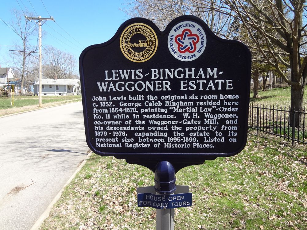 Outside View of Bingham-Waggoner Estate
