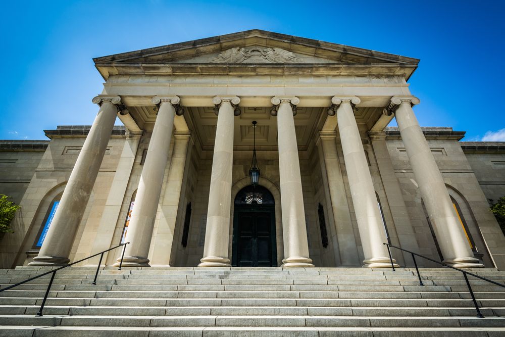 Exterior of the Baltimore Museum of Art