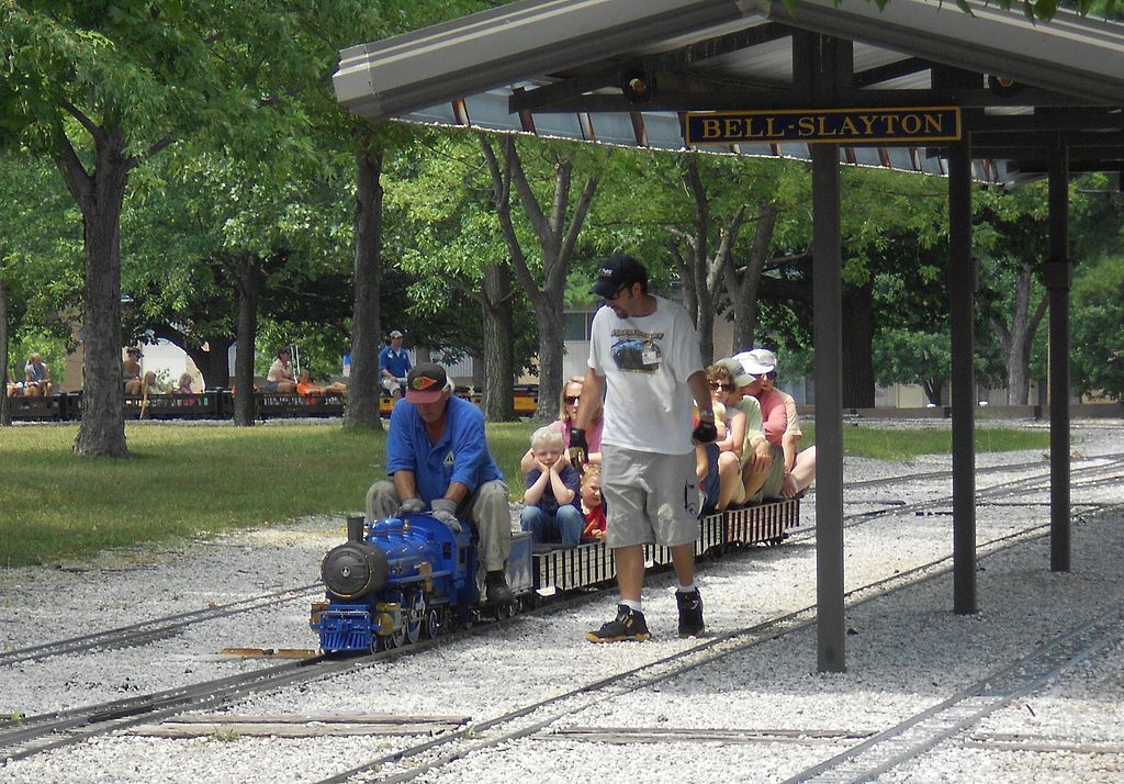 Miniature trains at Gwynns Falls/Leakin Park