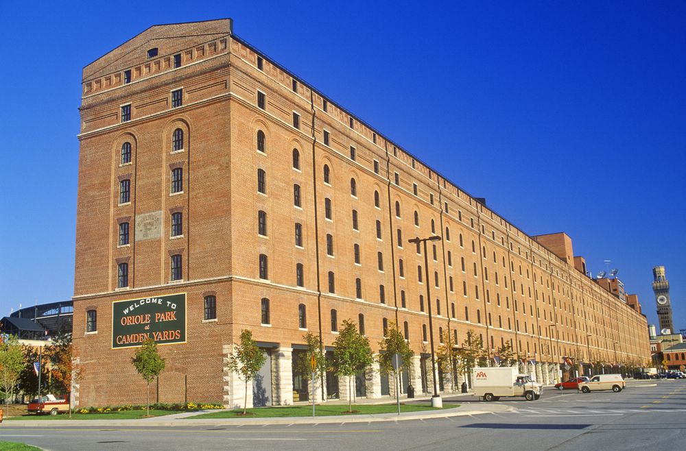 Exterior of Oriole Park at Camden Yards