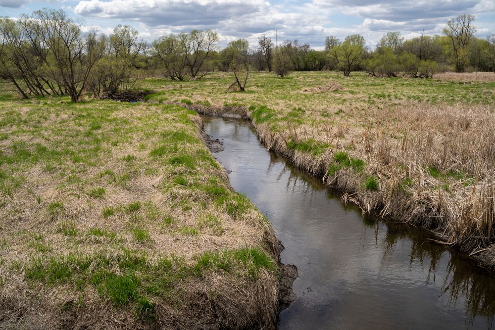 The waters of Elm Creek Park Reserve