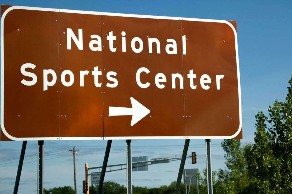Signage of National Sports Center