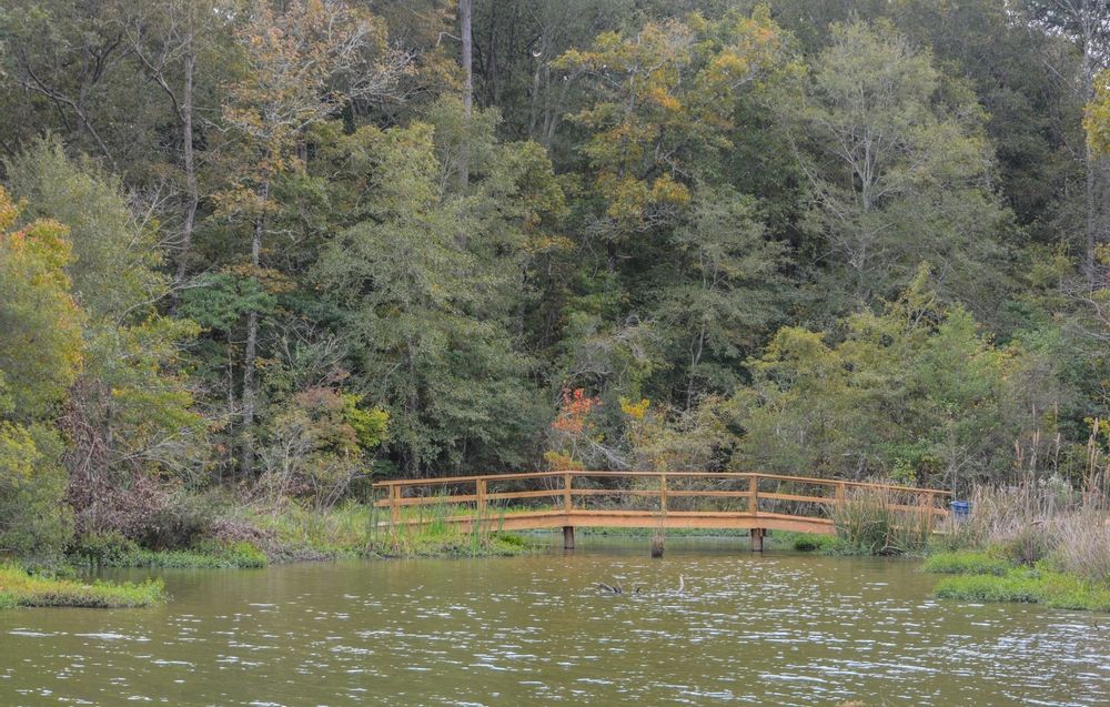 A footbridge at Lake Lincoln State Park