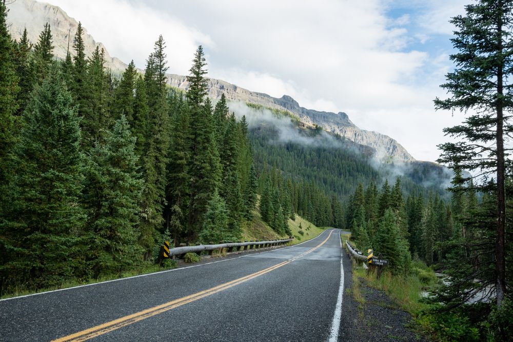 Scenic views along Beartooth Highway