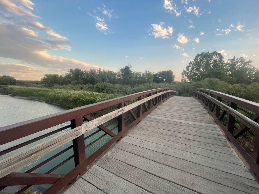 Bridge trail at Norm Schoenthal Island