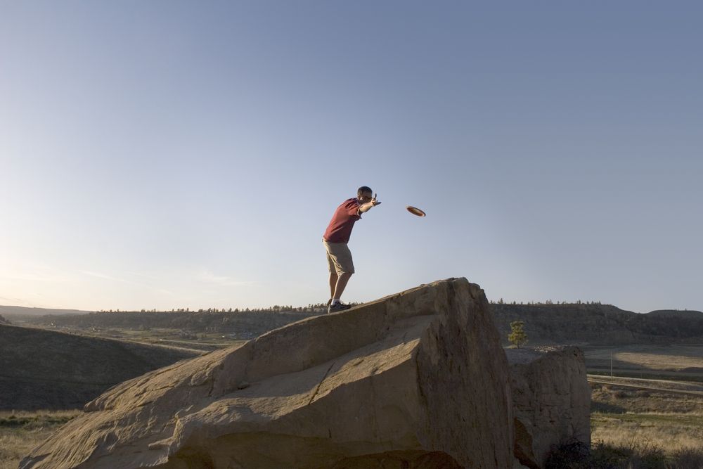 Disc golf at Phipps Diamond X Park