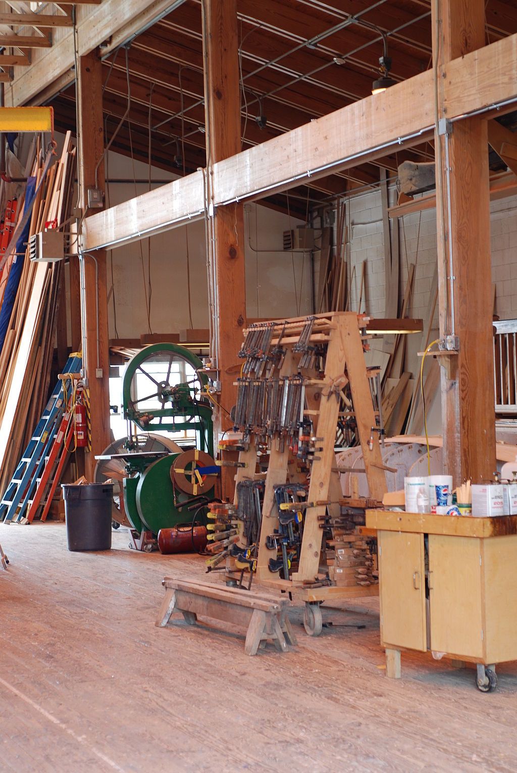 Interior of Harvey W. Smith Watercraft Center