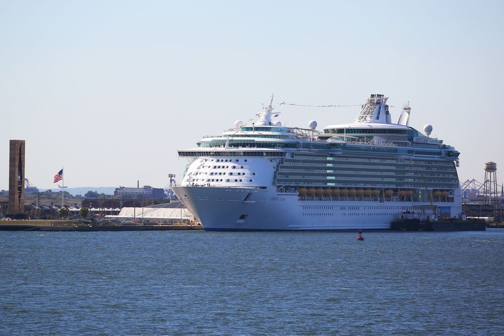 A Cape Liberty Cruise Port ship cruising the waters