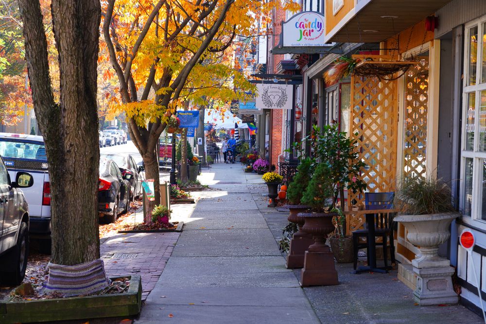 The shops along Historic Downtown Bordentown