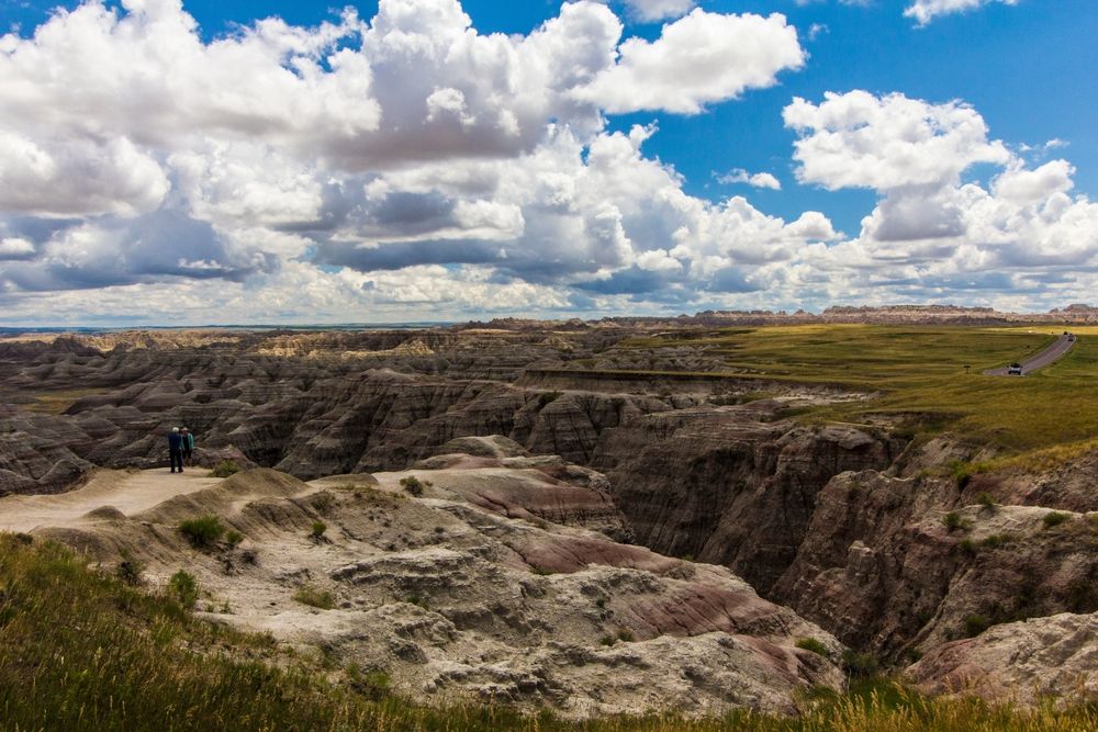 Scenic view from Big Badlands Overlook