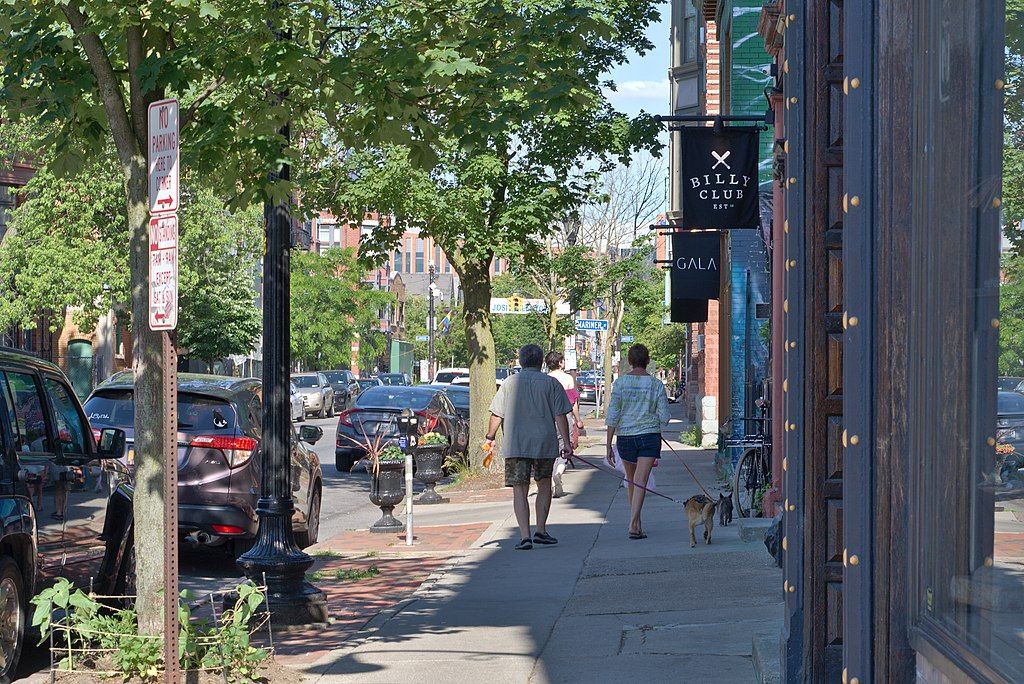 Shops along the Historic Neighborhood of Allentown