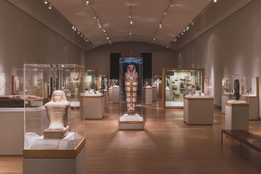 Egyptian exhibit in Brooklyn Museum