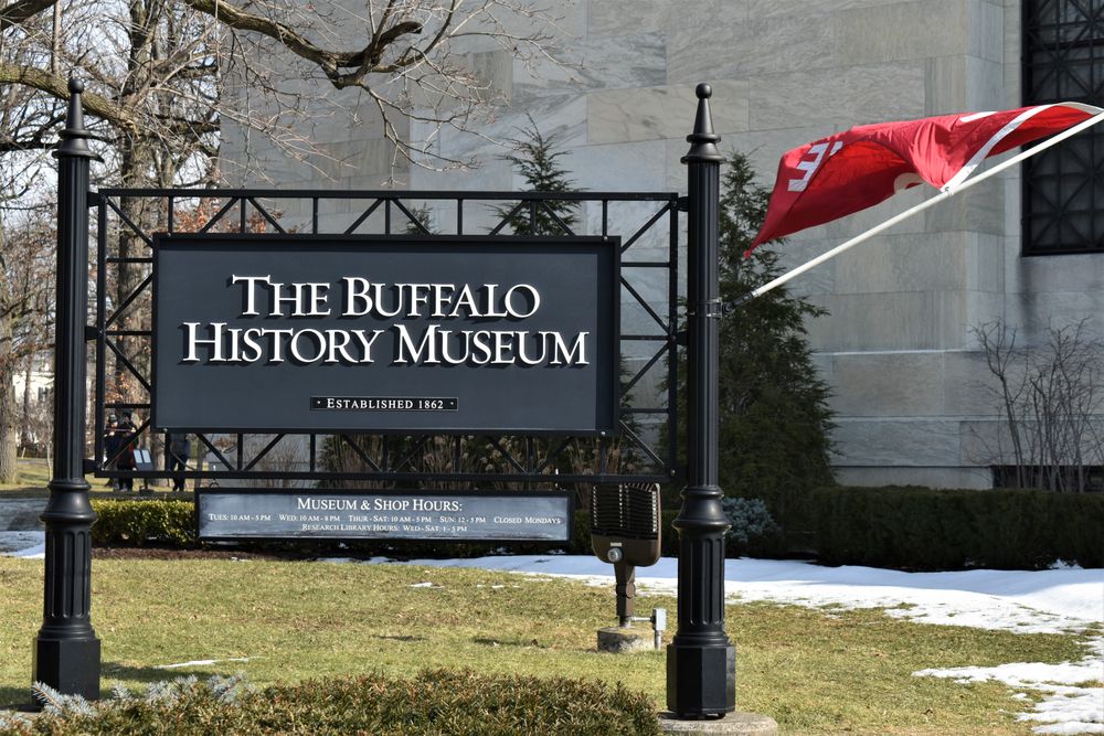 Signage of the Buffalo History Museum