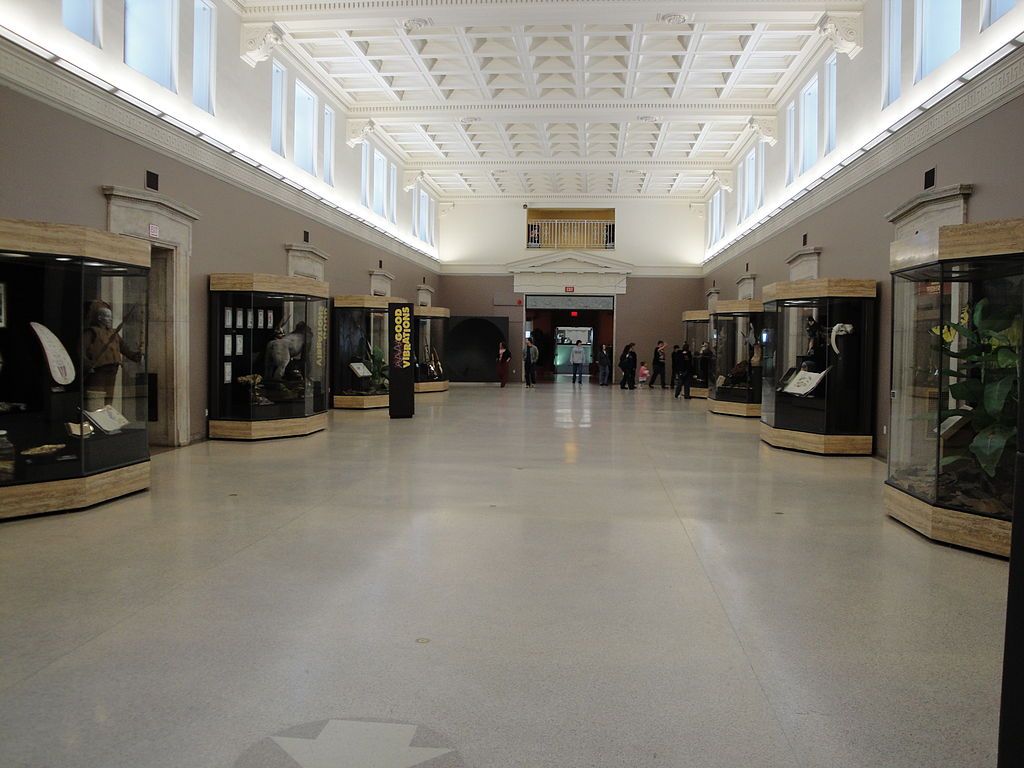 Interior of the Buffalo Museum of Science