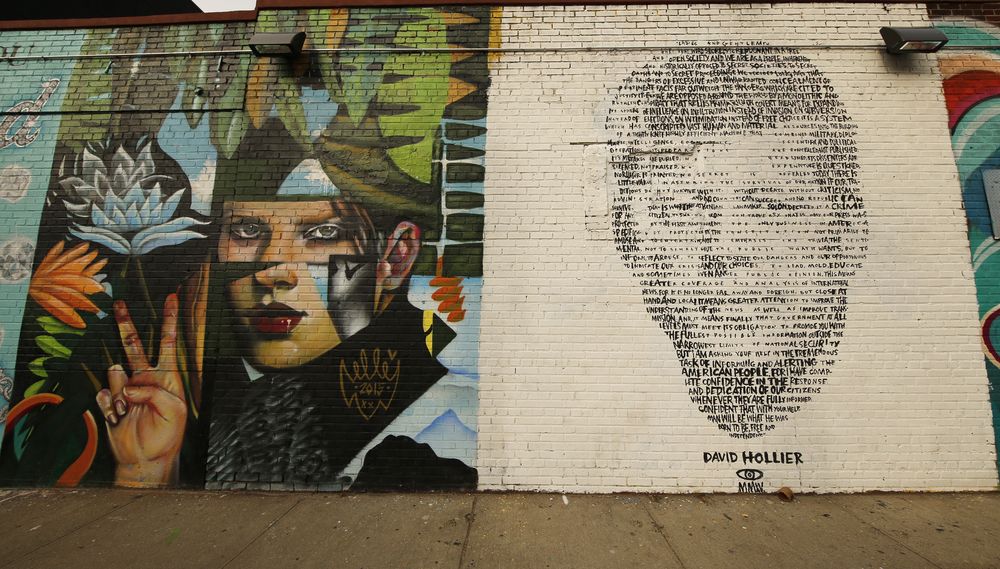 A mural at Bushwick Collective