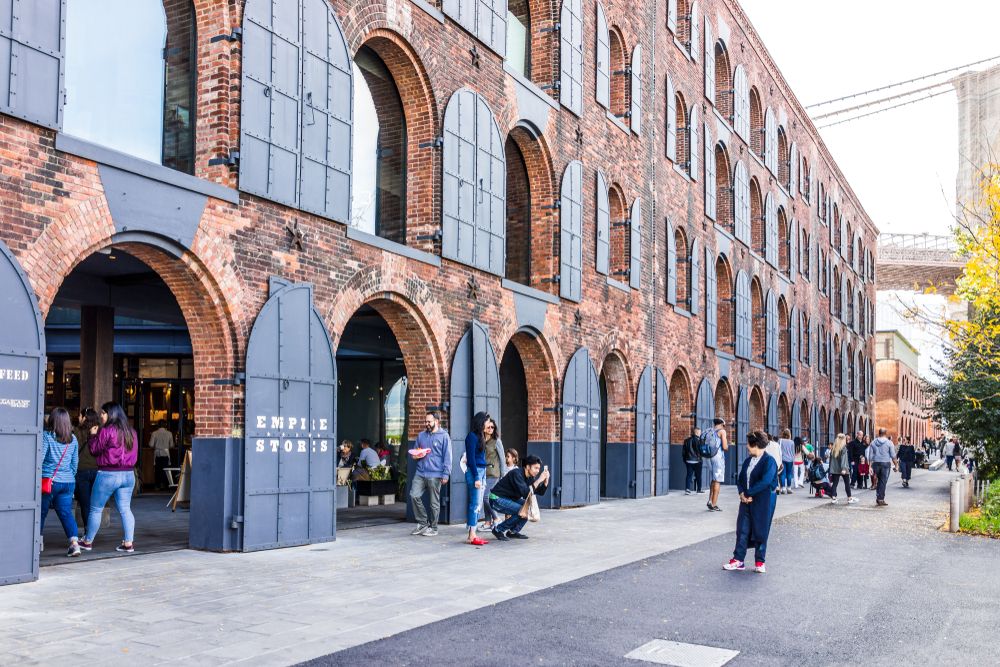 Exterior of a building at DUMBO