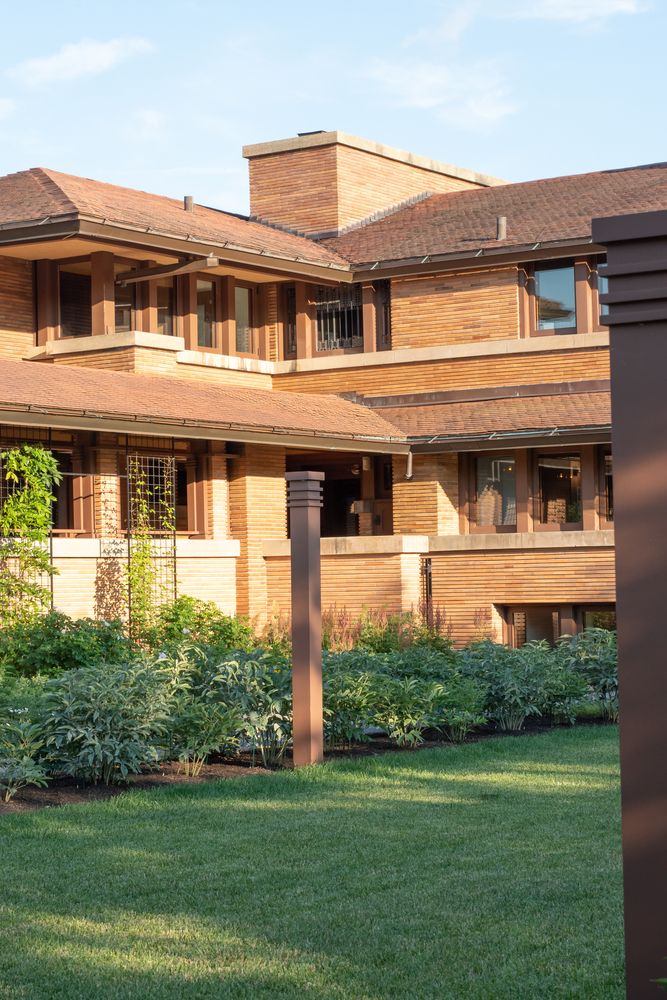 Facade of Frank Lloyd Wright Martin’s House
