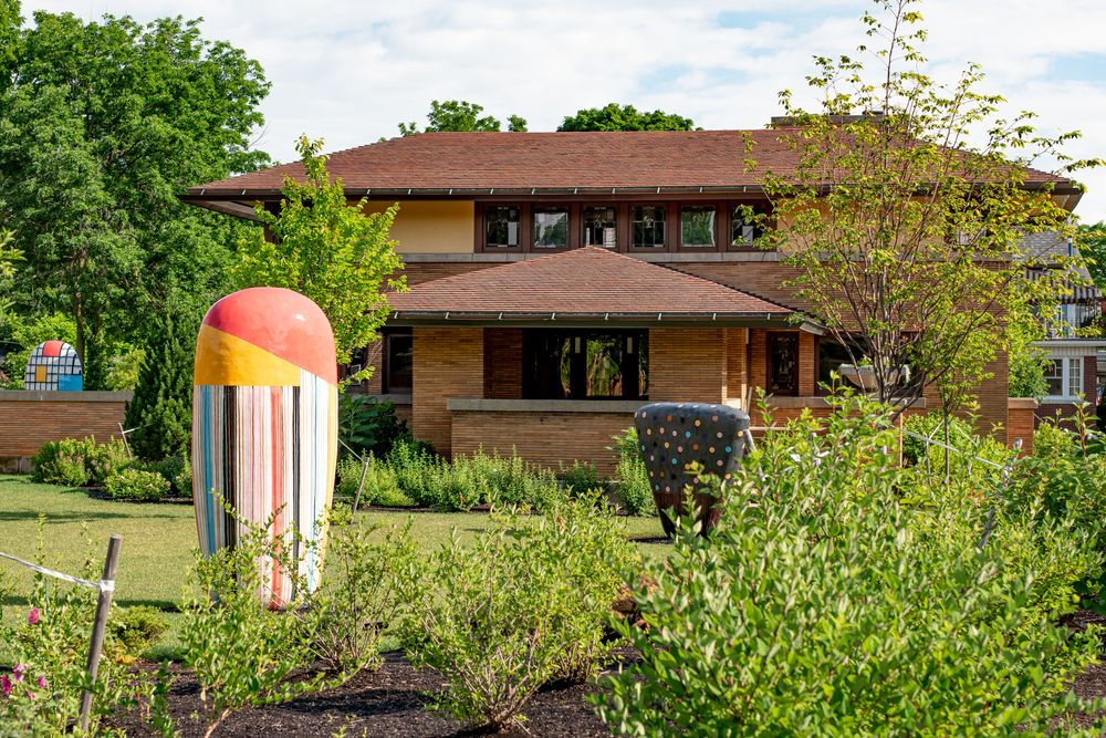 Exterior of Frank Lloyd Wright Martin’s House