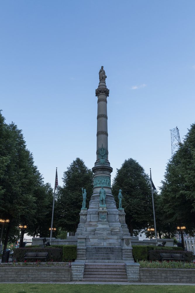 Soldiers sailors monument at Lafayette Square