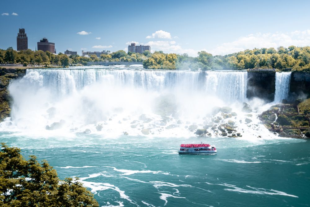 Scenic view of Niagara Falls State Park