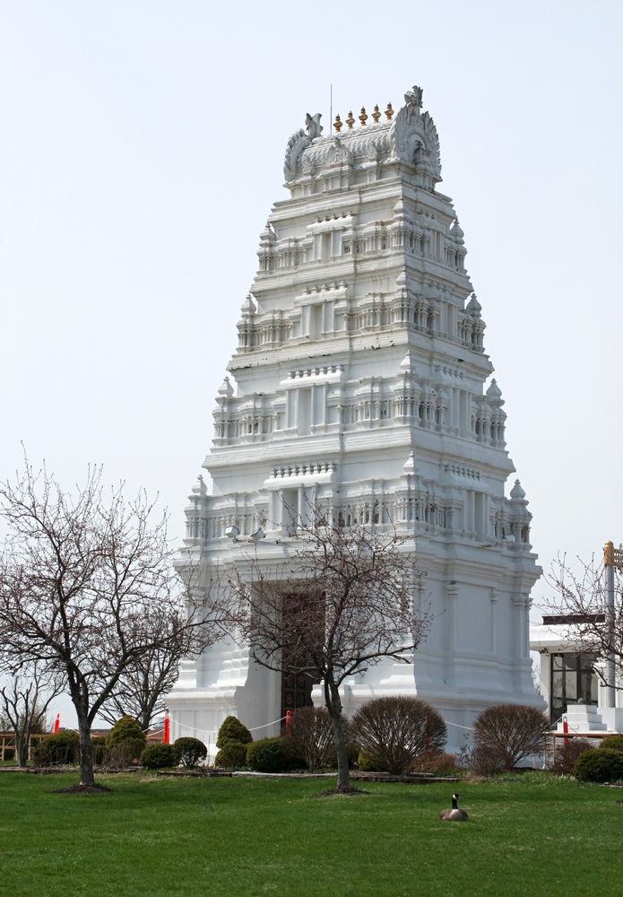 Exterior of the Hindu Temple of Dayton