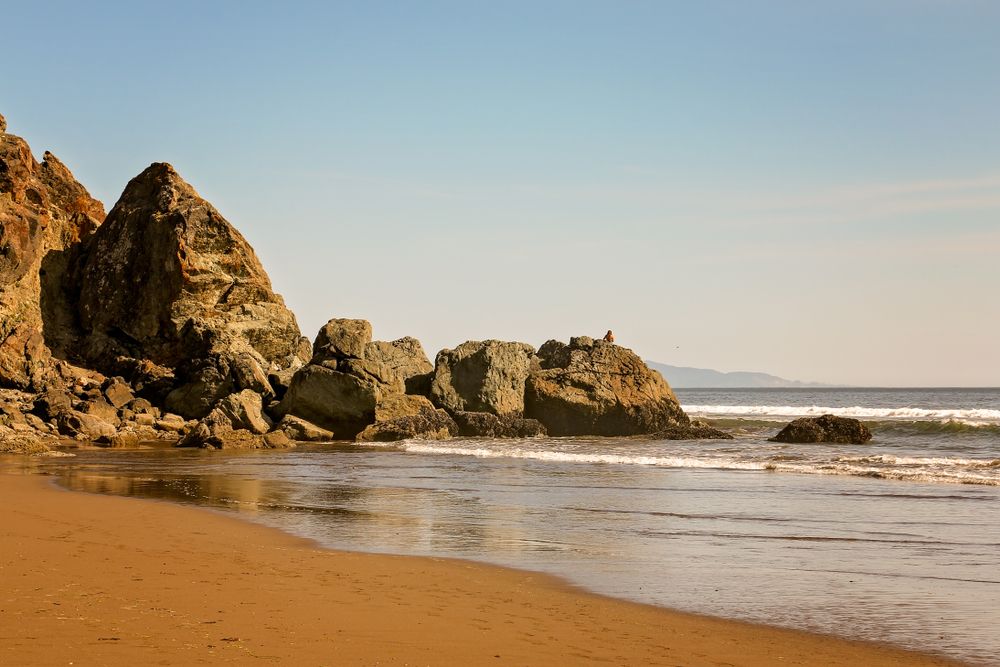 Sunny day at Stinson Beach