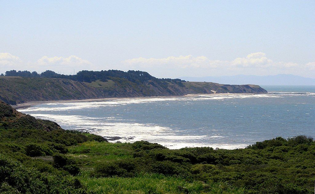 Scenic view of Palomarin Beach