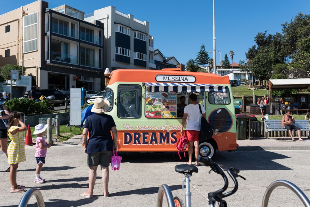 Gelato Messina van at bondi