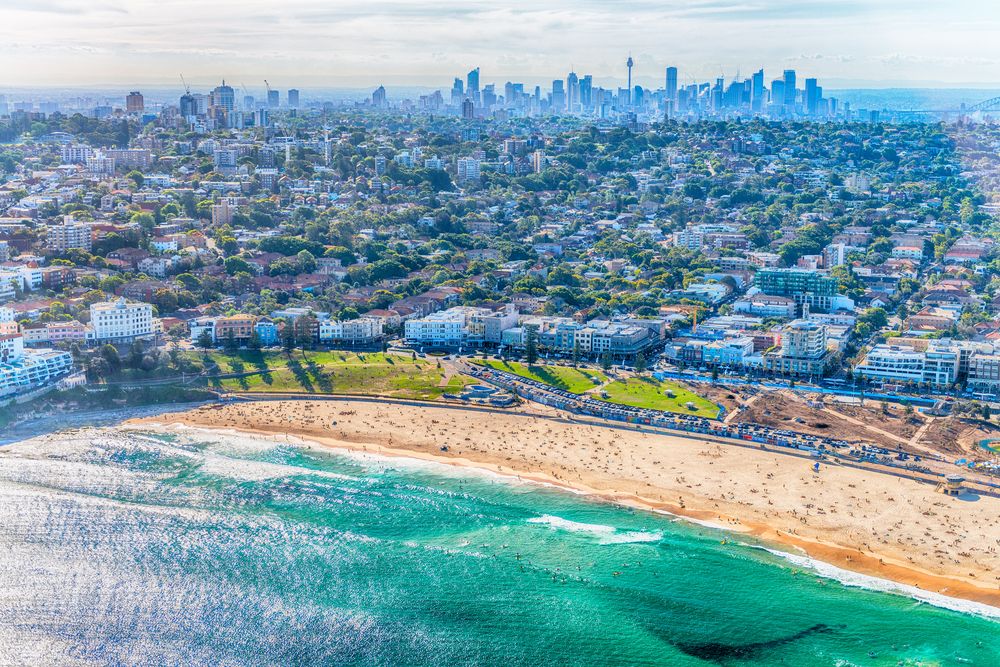 Bondi Beach view