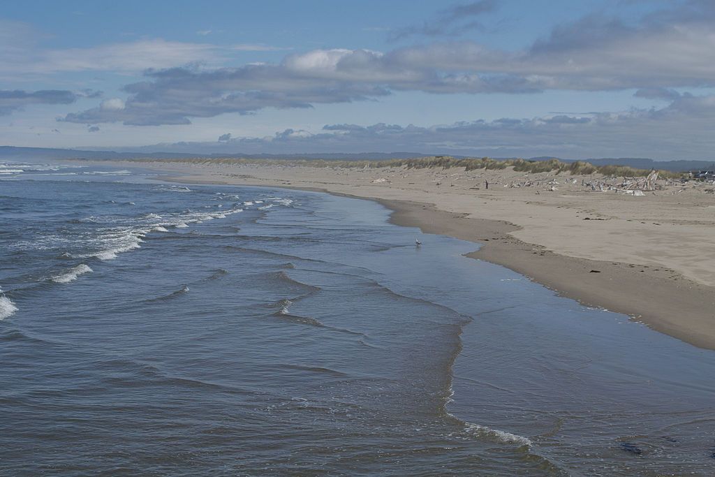 The waters of Bullards Beach State Park
