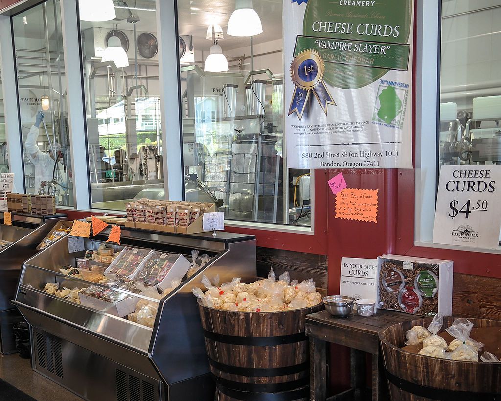Interior of Face Rock Creamery