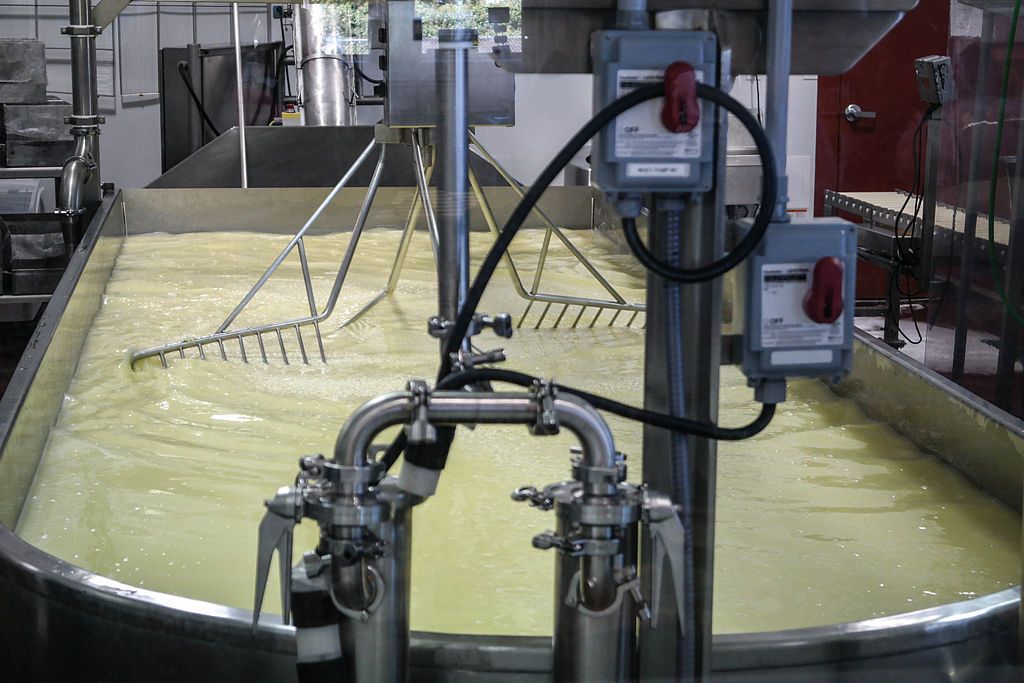 Cheese vat in Face Rock Creamery