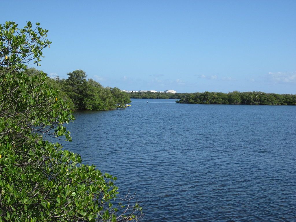 Vast waters of Lake Worth Lagoon.