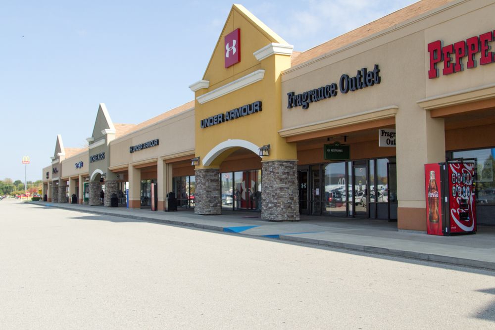 Storefronts at Birch Run Premium Outlets