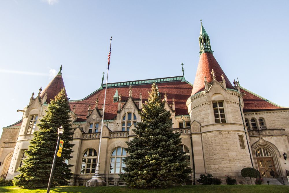 Exterior of the Castle Museum at Saginaw City