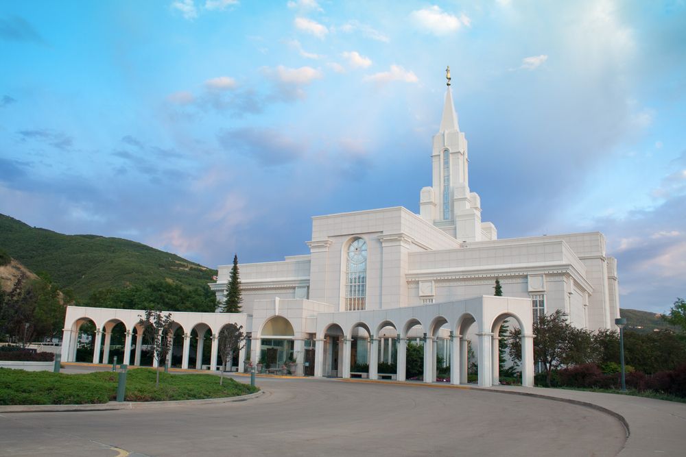 Exterior of the Bountiful Utah Temple