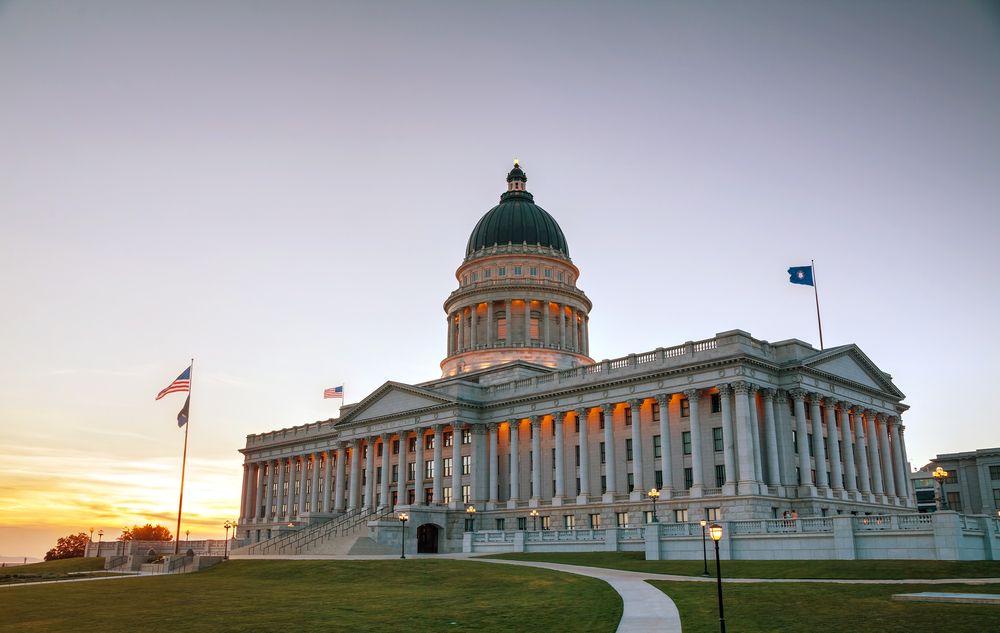 Exterior of Utah State Capitol