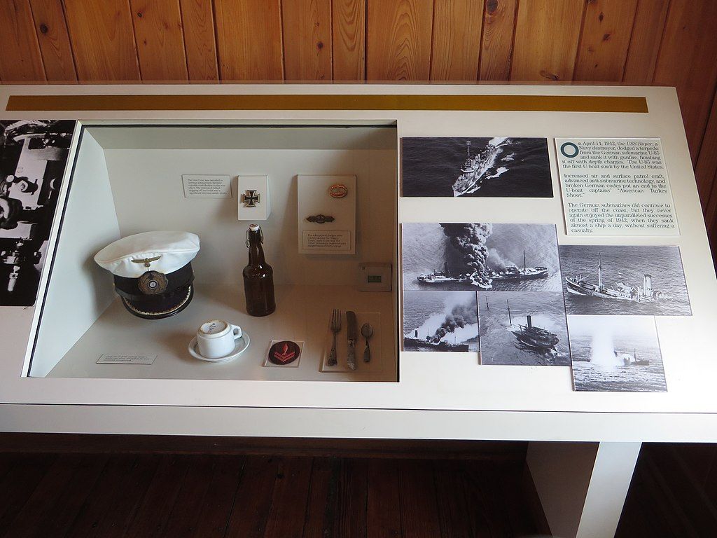 An exhibit in Museum of the Sea