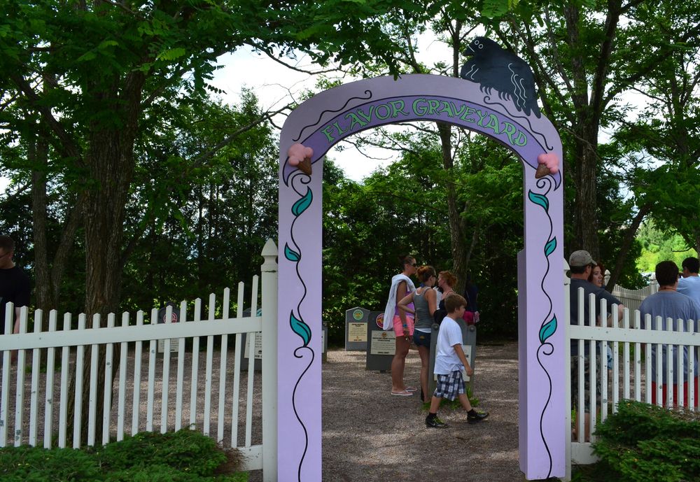 Entrance arch of the Flavor Graveyard