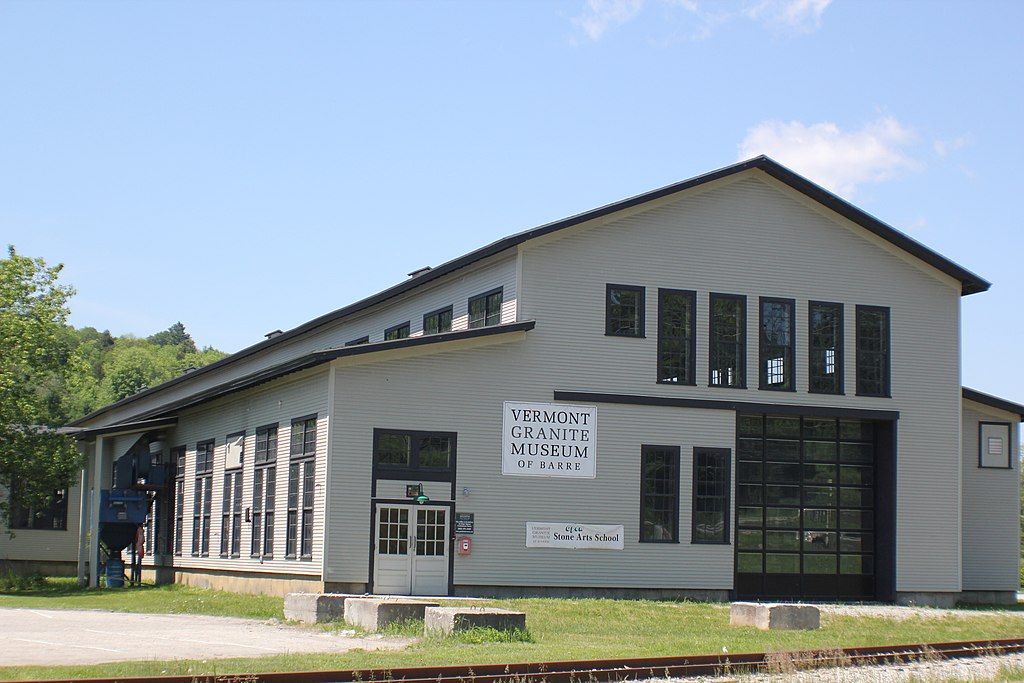 Exterior of the Vermont Granite Museum