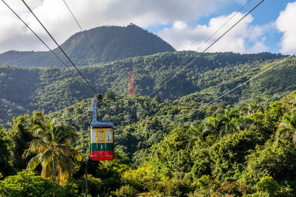 Cable car in Puerto Plata