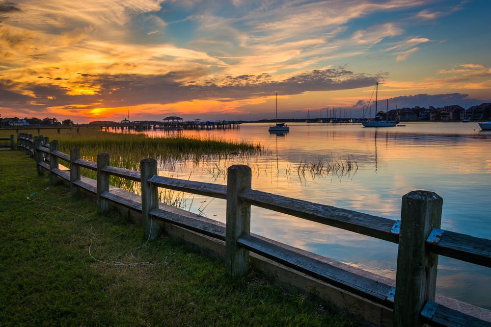 Sunset in Folly River