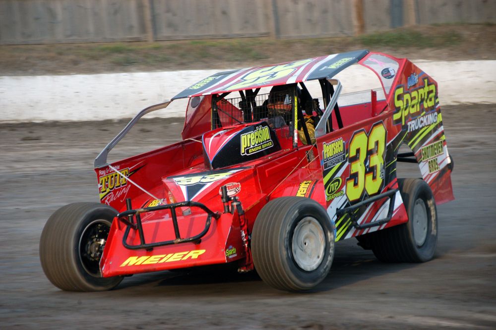A Car at Orange County Fair Speedway