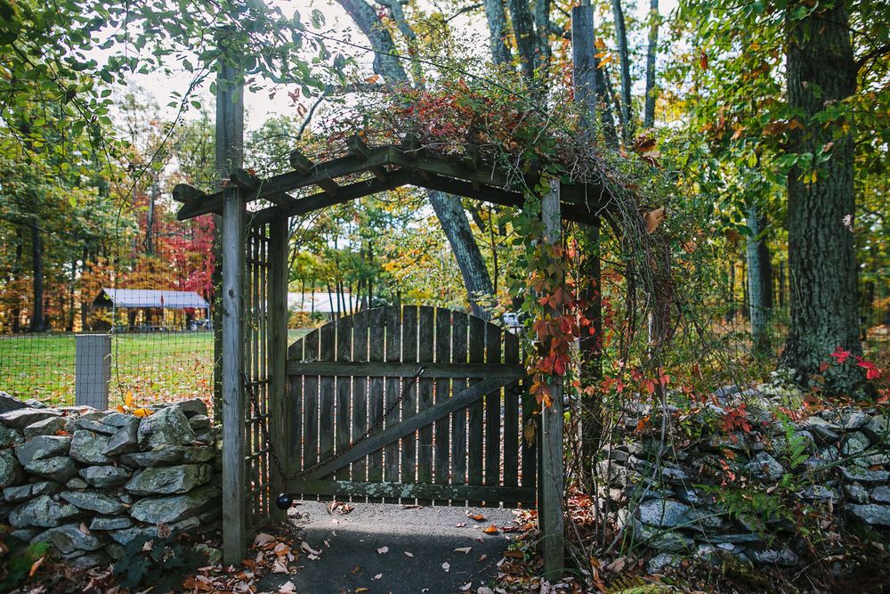 Entrance gate of Kings Gap Environmental and Education Center