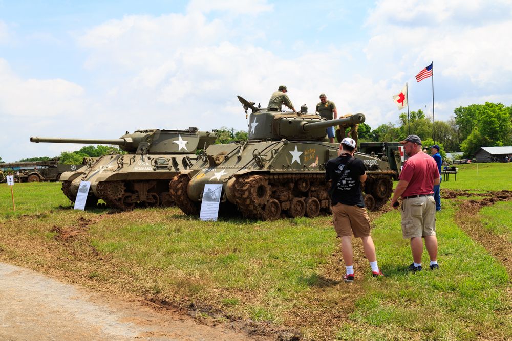Army tanks at U.S. Army Heritage and Education Center