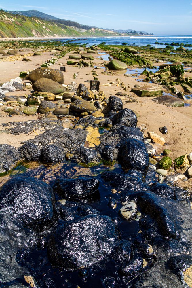 View of Carpinteria Tar Pits